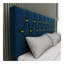 GRAND LIT MODERNE EN VELOUR AVEC MODÈLE DOUBLE ET 2 TIROIRS DE RANGEMENT - BLEU (VIEUX SKU: W1867S00001)