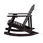 Chaise berçante Adirondack en bois d'acacia noir Kiawah Classic-777772744