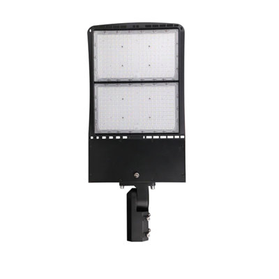 Lumière de poteau commerciale 300W DEL, IP65 imperméable, éclairage extérieur pour la cour du parc de stationnement