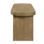 Banc en bois avec pieds robustes