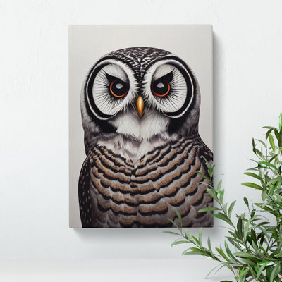 A Beautiful Owl - Wrapped Canvas Print