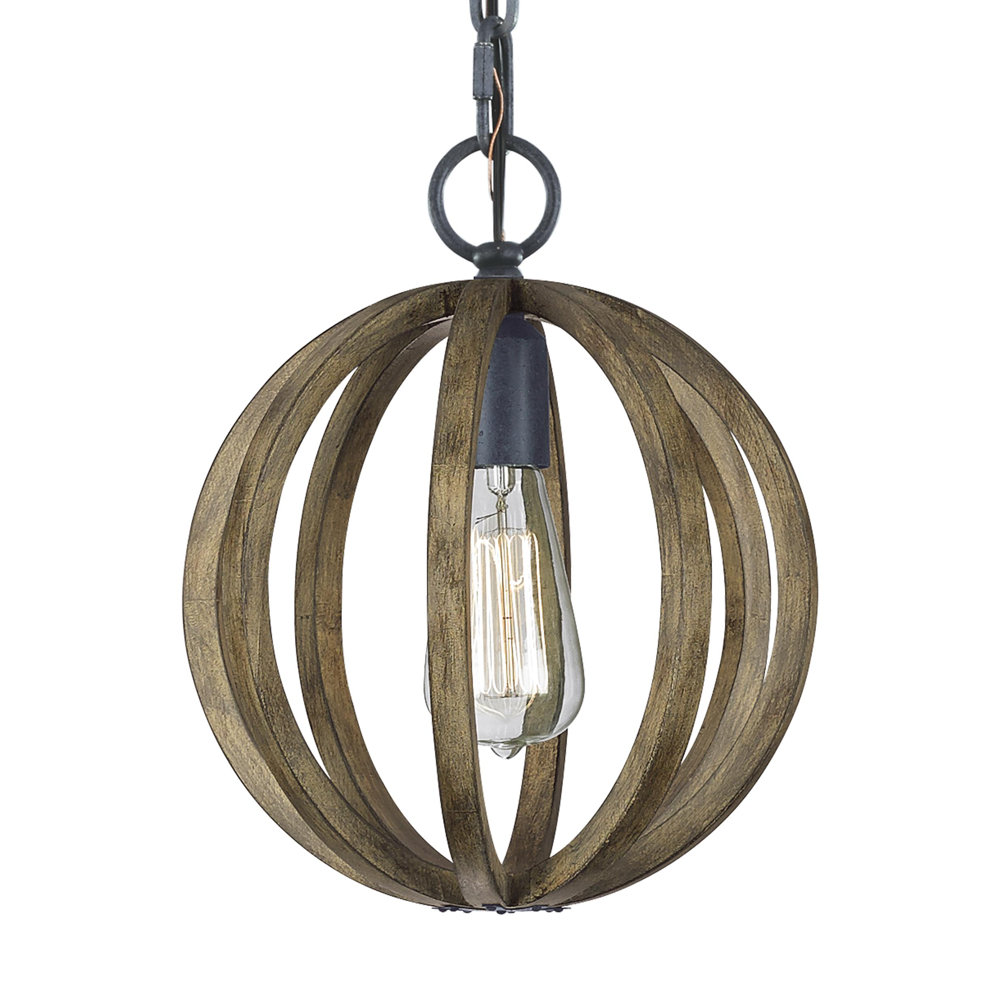Huron - Light Antique Forged Pendant