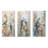Minimalism Birds Paradise Floral Scenery - Bird Floral Metal Wall Decor Set Of 3-101941244