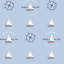 Deauville 2 Nautical Boat Motif Wallpaper Roll-48385317
