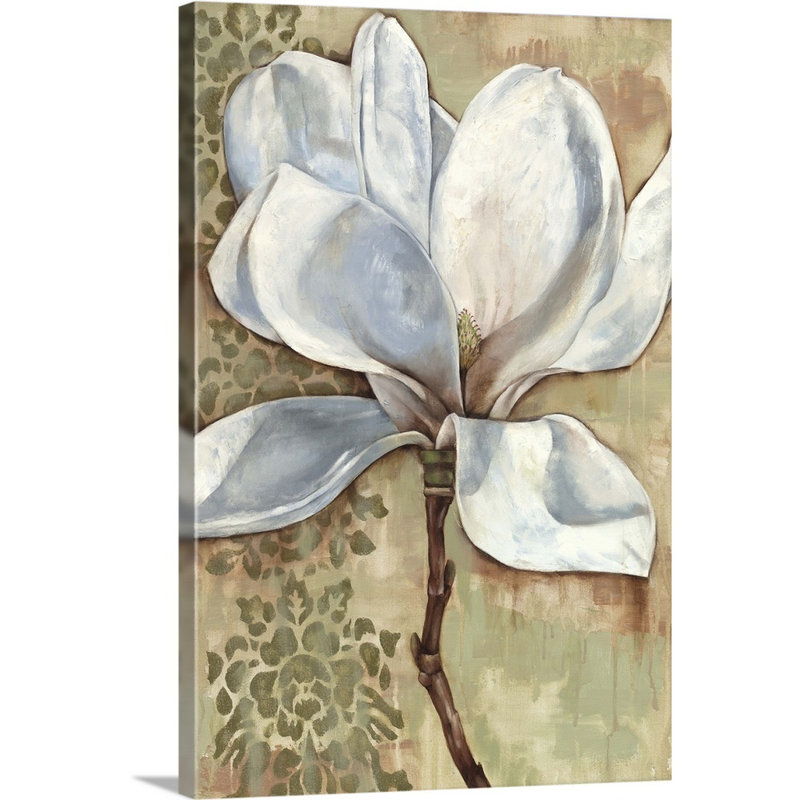 Magnolia Majesty I, art mural sur toile, Toile tendue, H 32 po x l 48 po x P 1,25 po