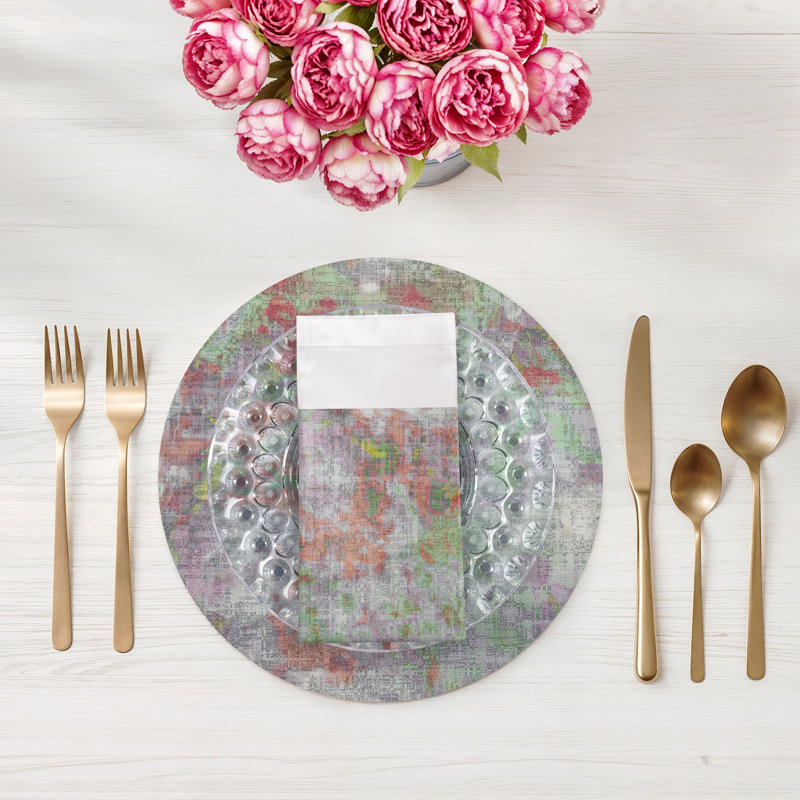 Impressionism Cotton Sateen Dinner Napkins, Holiday