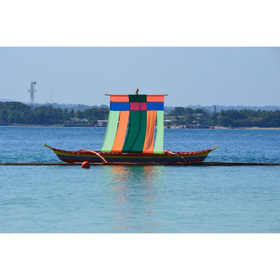 Segelboot am Paradise Beach, Insel Samal - Mindanao Philippinen