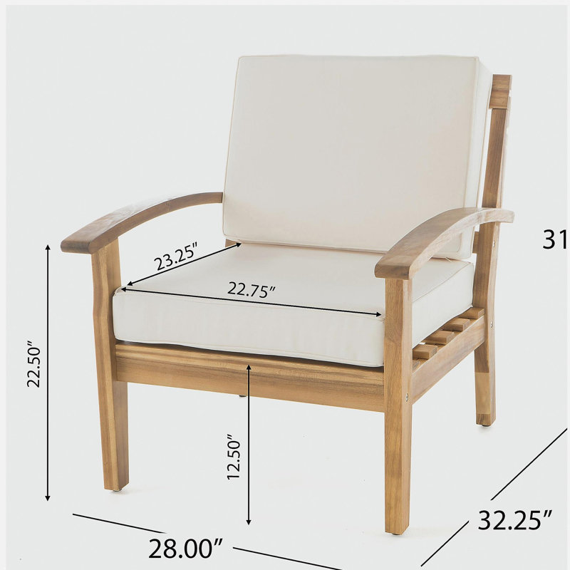 Fauteuil club Peyton, Blanc