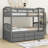 Bunk Bed With Ladder,Trundle And Drawers-1409271098