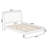 Ambie Low Profile Solid Wood Slatted Spindle Sleigh Bed-51407721-51407716