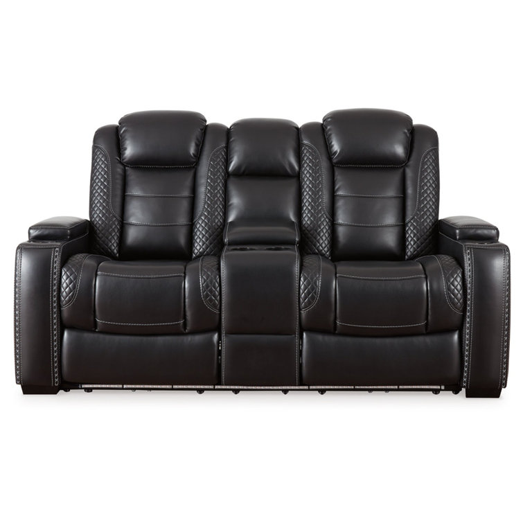 Kyra Power Reclining Loveseat With Console