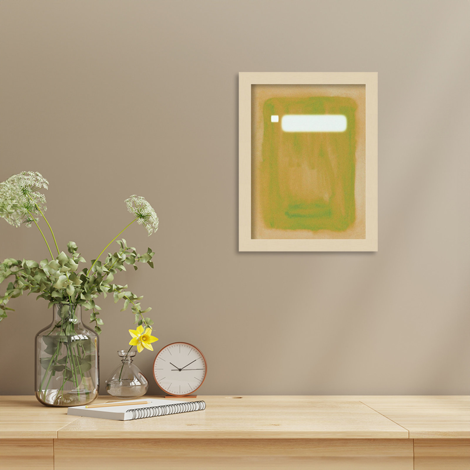 Focal Point II Print by Melissa Wang, Brown, 13" H x 10" W
