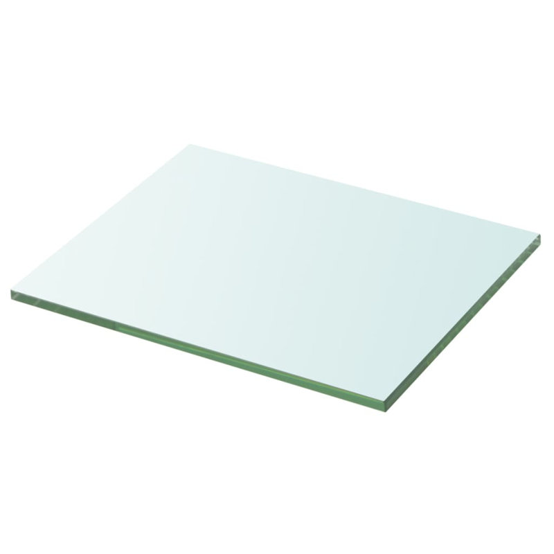 Eleri 2 Piece Square Glass Floating Shelf, 0.8cm H x 20cm W x 20cm D