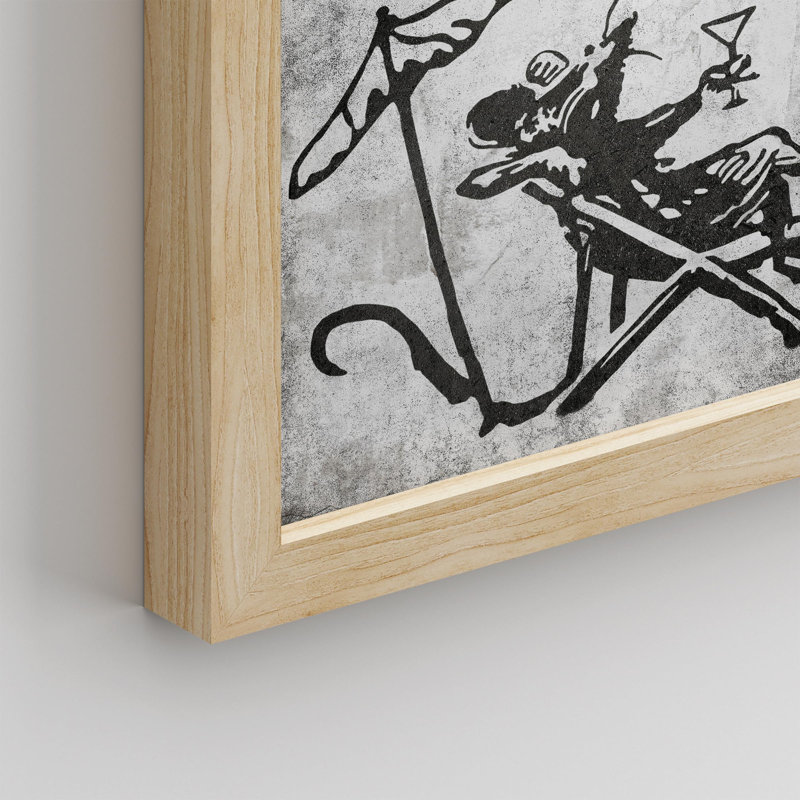 «Chill It's Only Chaos» sur papier, Naturel, H 16 po x l 12 po