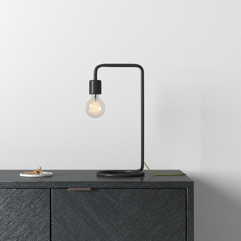 Fuse Metal Table Lamp, Matte Black