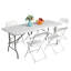 Table pliante rectangulaire en plastique 72 po
