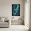 Art mural sur toile bleu sarcelle-133910562