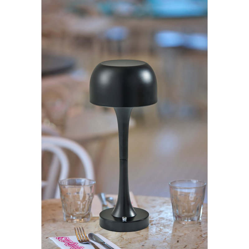 Lampe de table à DEL sans fil Jimmy, Noir, noir, noir, noir