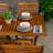 Antonio 4 - Person Acacia Wood Patio Dining Set with Rectangular Table
