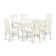 Alingtons Solid Wood Rubberwood Dining Set