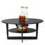 Table basse de style traîneau ovale avec rangement Yalim-1778162958-1778162957