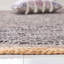 Tapis de couleur unie en coton tissé à la main en gris clair / naturel Zeitler-26830675