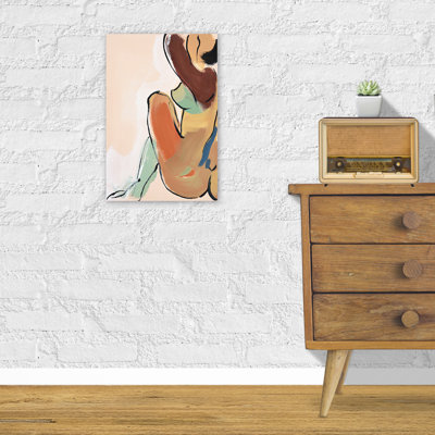 «Abstract Lady», peinture sur toile tendue
