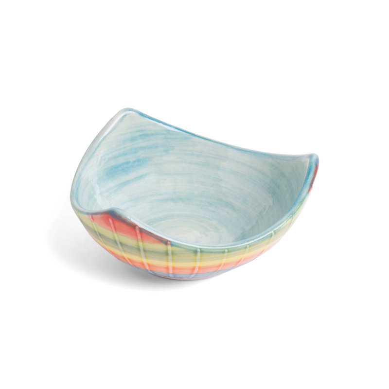 Beachcrest Home Chichaoua Ceramic Chips And Dip Platter