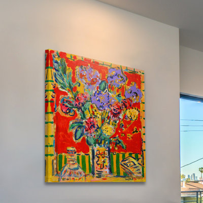 « irises » par wayne ensrud, reproduction d’art sur toile tendue
