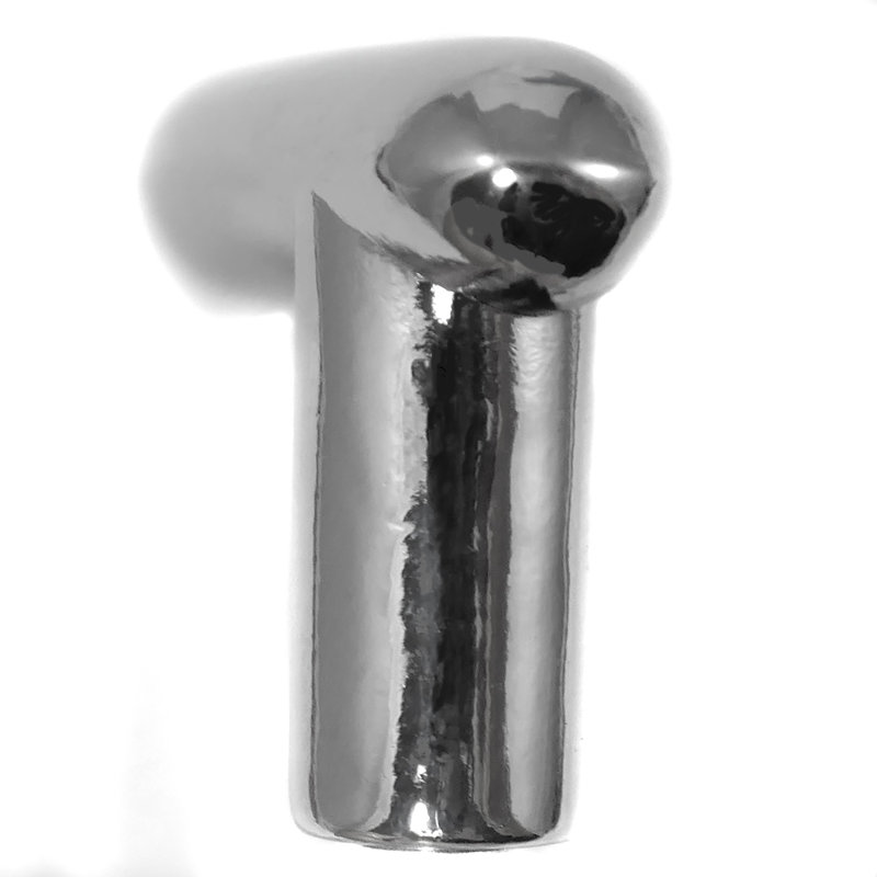Poignée barre 3 3/4" au centre Delano, Chrome poli
