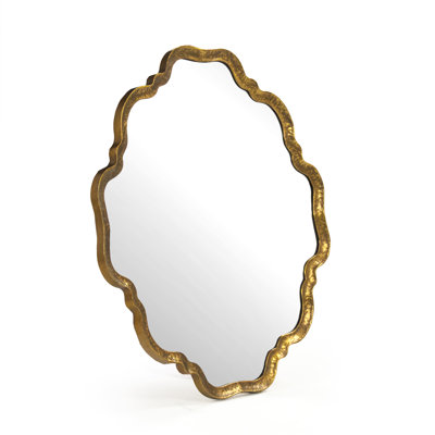 Carel Asymmetrical Metal Wall Mirror