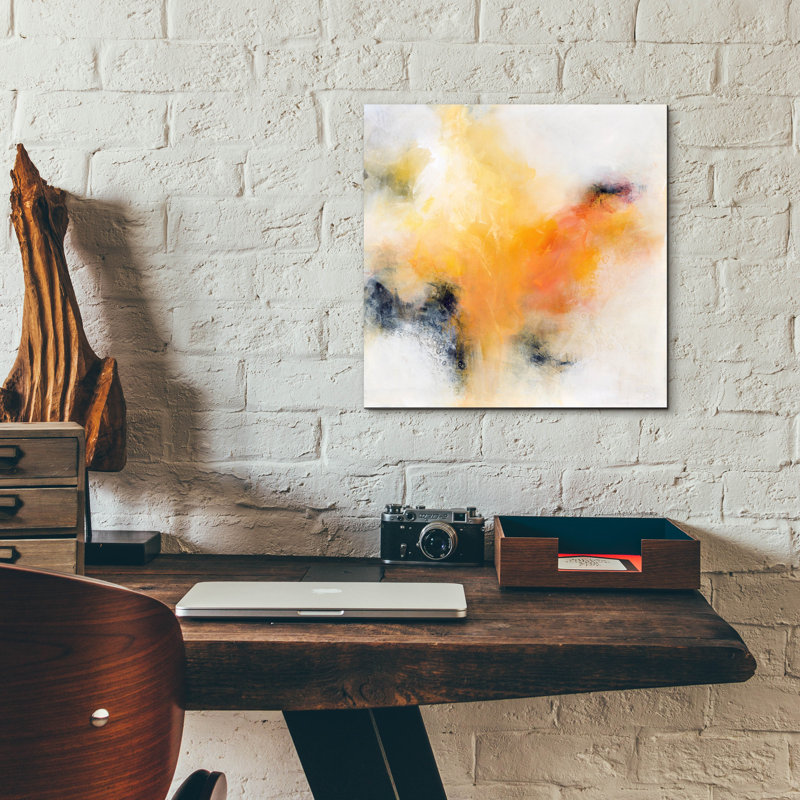 " Yellow On Yellow " by Karen Hale, 12" H x 12" W