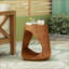 Table basse MGO aspect bois antique antique - stable, sans assemblage pour le salon et amp; Patio