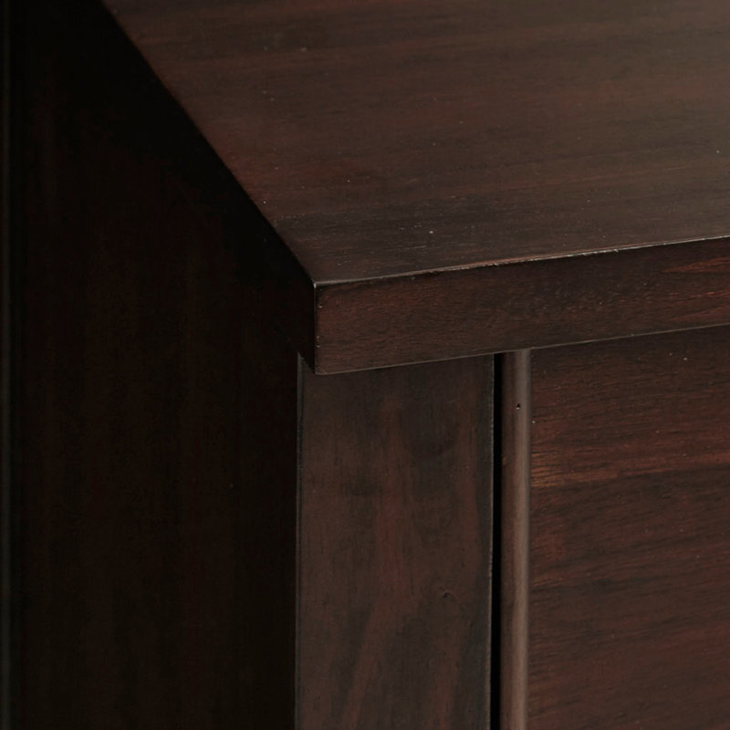 2 Drawer Accent Chest With Shelf, Morocco Brown