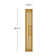 Cecily 2-Light Integrated LED Wall Sconce with Faceted Crystal Rods