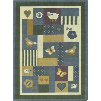 Tapis vert touffeté doux Just for Kids