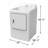 7 Cu. Ft. Vented Front Load Electric Dryer-124298003