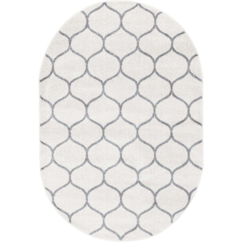 Tellaro Abstract Indoor Rug, Oval 4' x 6'