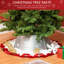Jupe d'anneau en acier, collier d'arbre de Noël, décoration de Noël pour arbre de Noël