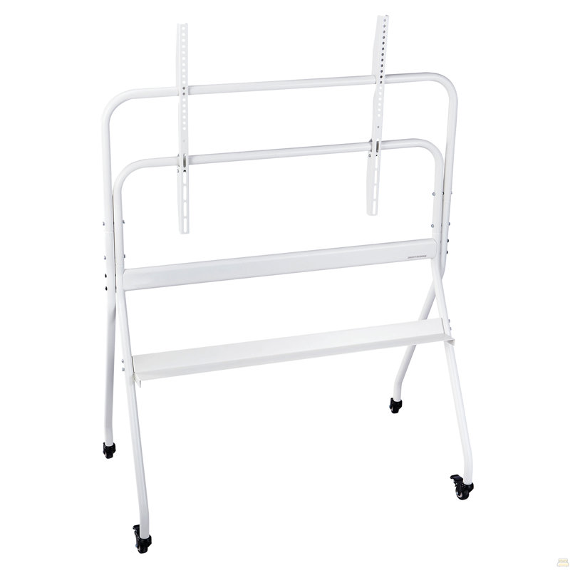 Meuble télé à roulettes, chariot de télévision mobile pour téléviseurs plats / incurvés 35-100 pouces à DEL / ACL / OLED