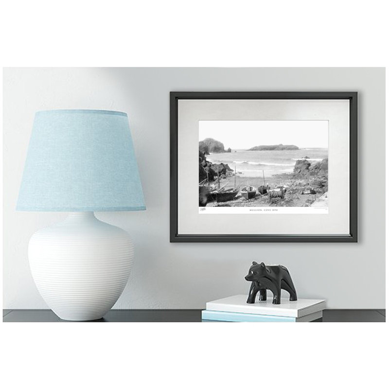 Mullion, Cove 1890 - Single Picture Frame Print, 28cm H x 36cm W x 2.3cm D