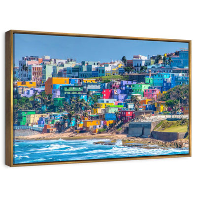 Vibrant Seaside Town