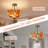 3-light Dimmable Tiffany Style Sunflower Chandelier， Semi-flush Ceiling Light With Bulbs