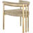 Marcello Velvet Ladder Back Arm Chair-20571948