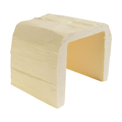 Échantillon de poutre en faux bois de polyuréthane H 5 7/8 po x l 7 1/2 po x P 6 po
