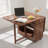 Solid Wood Folding Dining Table Set For 4-6, 51.18" Extendable Space Saving Drop Leaf Kitchen Table With Storage, Fully Assembly Required (Walnut, Only the table, without the chairs)-1341576328-1341576334