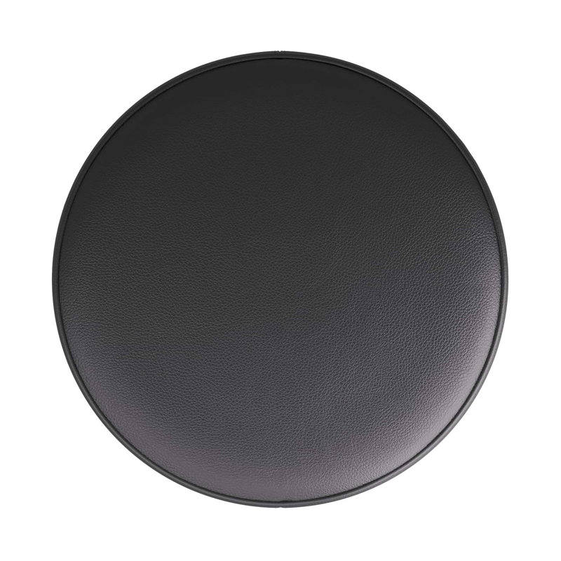 Rollo Round Leather Ottoman