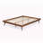 Brayden Platform Bed with Walnut Brown Finish in Mid-Century Modern Style-1248036080