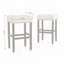 Tabouret de comptoir en similicuir