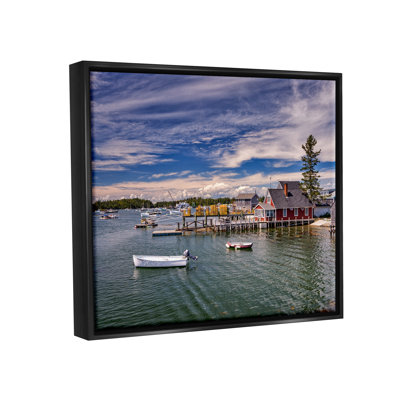 «Seaside Marina Boat Harbor Floater» par Rick Berk